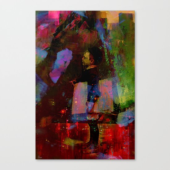 Just around the corner Canvas Print