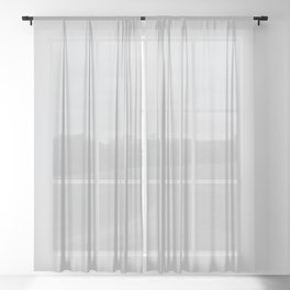 Discoball Gray Sheer Curtain