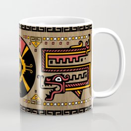 Colorful Hunab Ku Mayan symbol #5 Coffee Mug