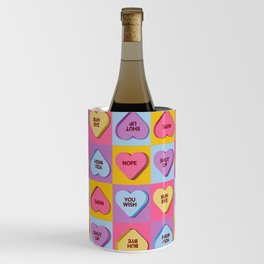 Mean Candy Heart Valentines Wine Chiller