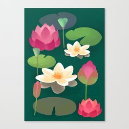 Lotus Pond Canvas Print
