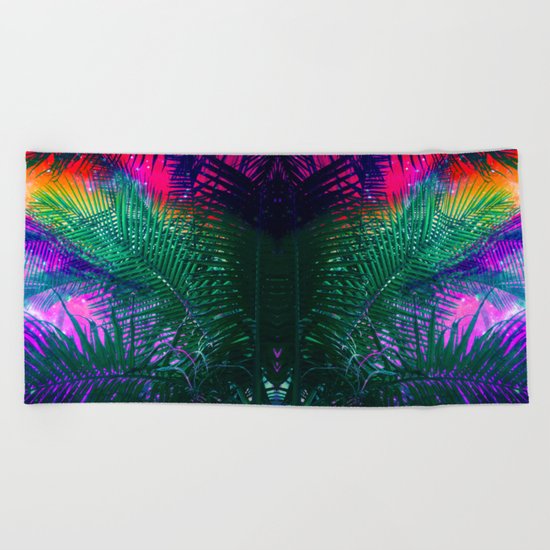 funky Palm Beach Towel
