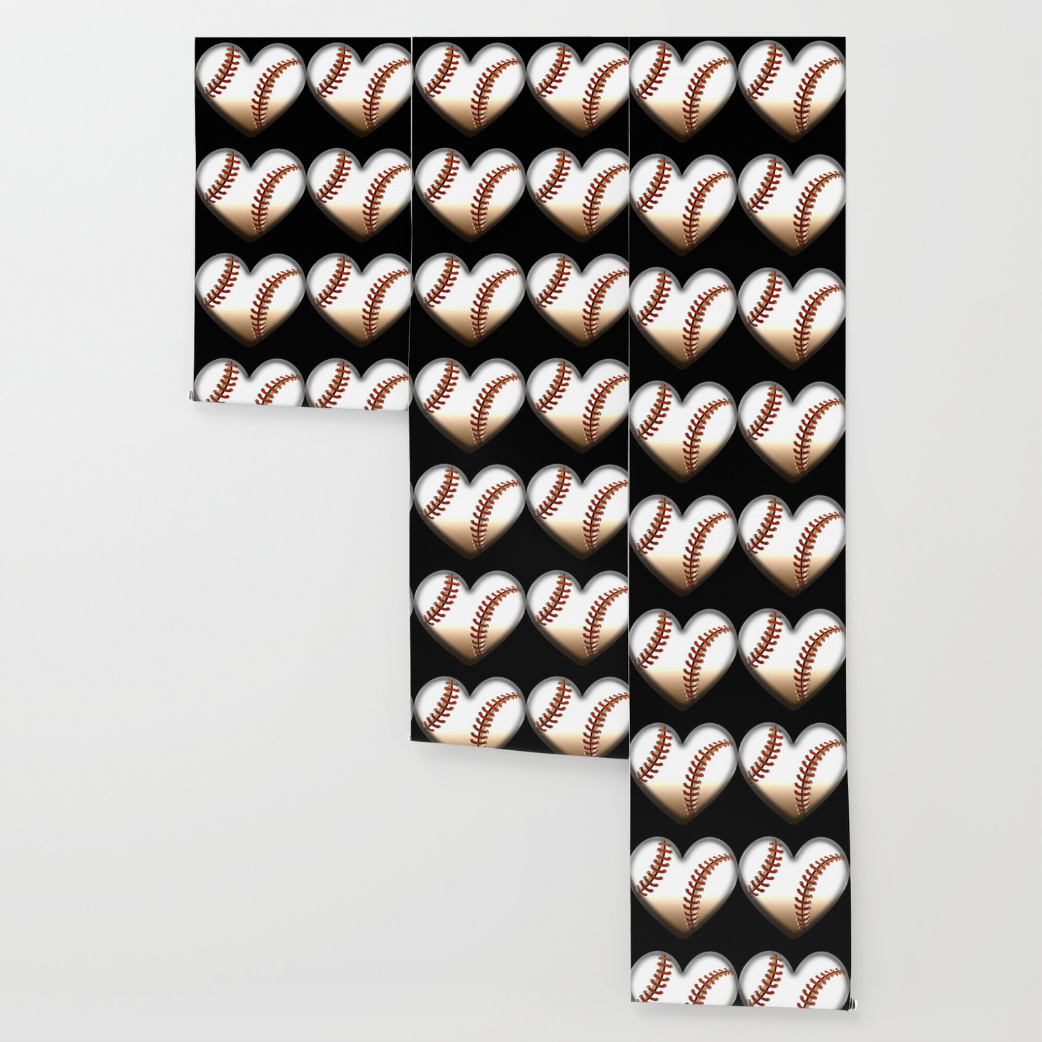 Vintage Baseball Heart Valentine S Day Design For Players