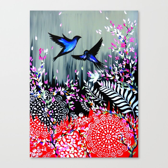 New Zealand Abstract Design Canvas Print By Cathyjacobs Society6