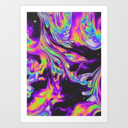TOGETHER AND APART Art Print