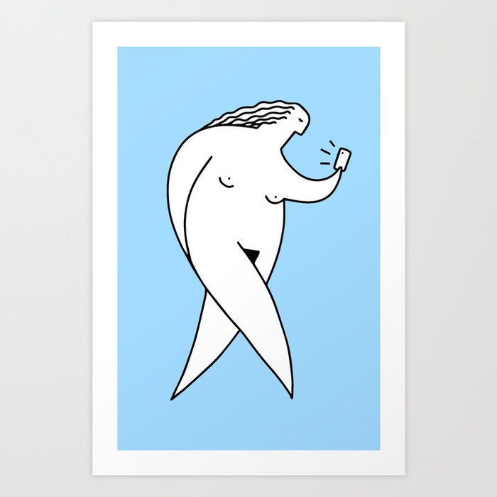 Discover the motif CHUBBY SELFIE NO.2 by Robert Farkas as a print at TOPPOSTER