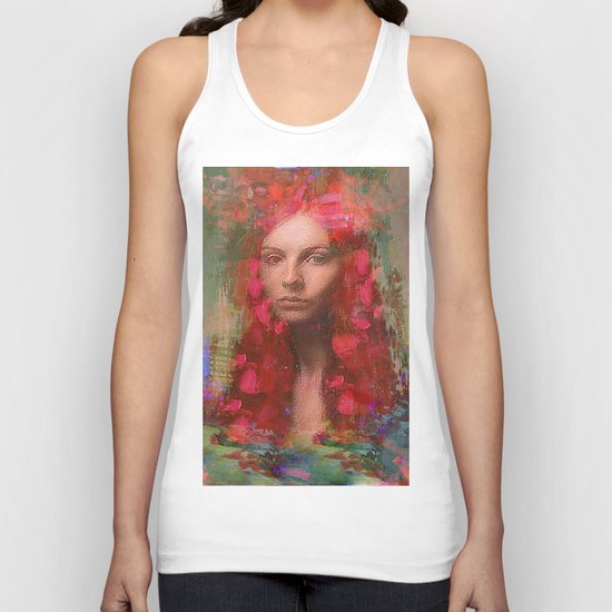 petals Lady Unisex Tank Top