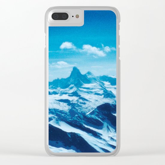 Winter Wonderland up in the Mountains #1 #art #society6 Clear iPhone Case