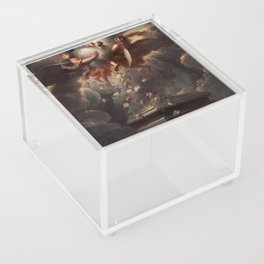 Angels and Flowers Renaissance Art Detail Acrylic Box