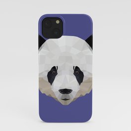 Cute panda polygon animal iPhone Case