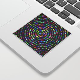 No.25 Colorful Circle Dots Sticker