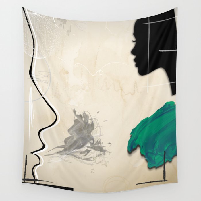 The Green Dress Wall Tapestry