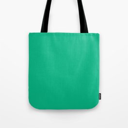 Solid Kelly Green Color Tote Bag