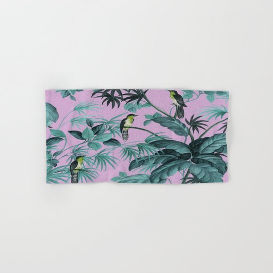 Birds and leaves Hand & Bath Towel