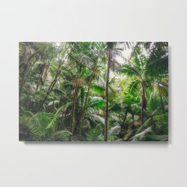 Tropical Forest Metal Print