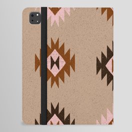 Mexican traditional pattern - Terracota red and Espresso iPad Folio Case