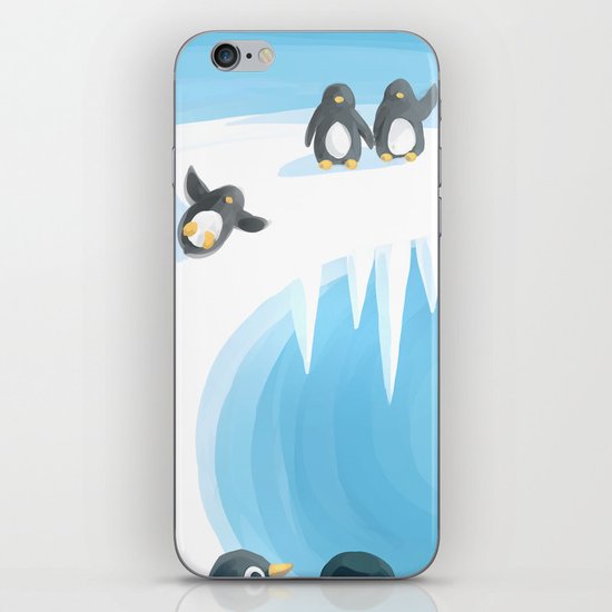 Penguin Playground iPhone & iPod Skin