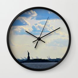 Silhouette Lady Wall Clock