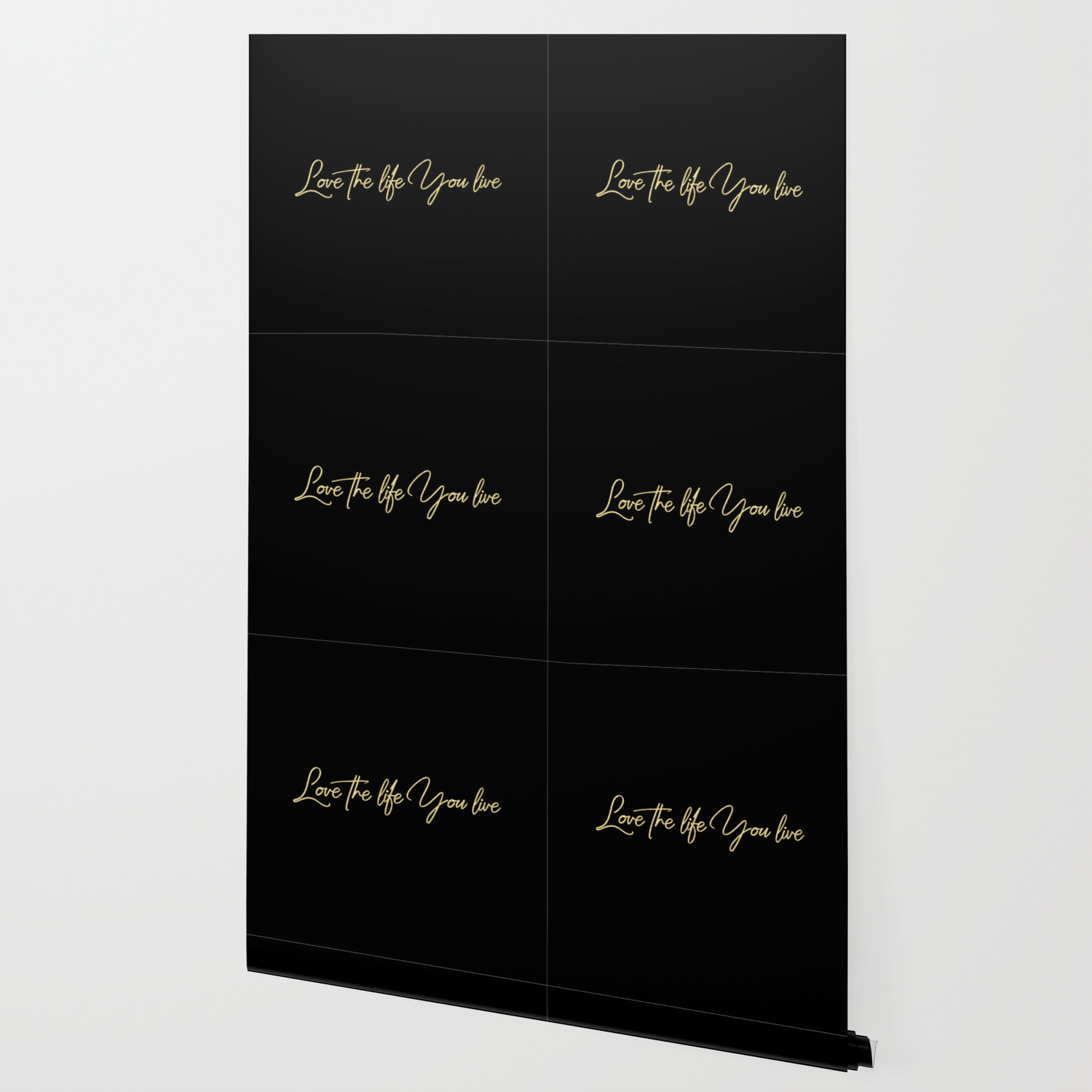 Love The Life You Live Gold On Black Wallpaper By Skdesign Society6 Love The Life You Live Gold On Black Wallpaper By Skdesign Society6