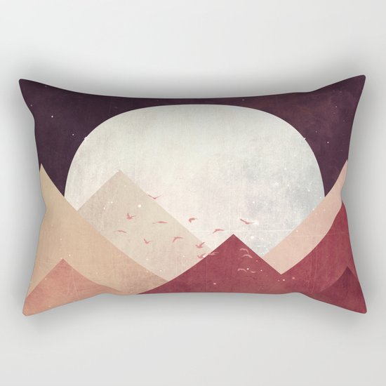 Midnight Mountains Rectangular Pillow