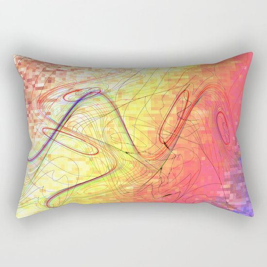 goodbye morning freestyle Rectangular Pillow