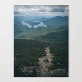 Lake Placid from Whiteface Mountain Canvas Print