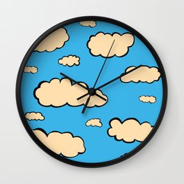 Clouds Wall Clock