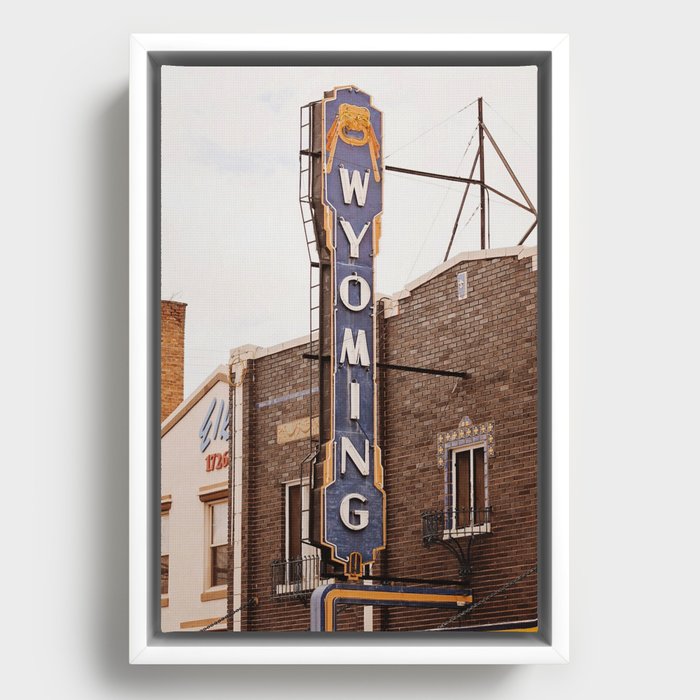 Wyoming II Framed Canvas