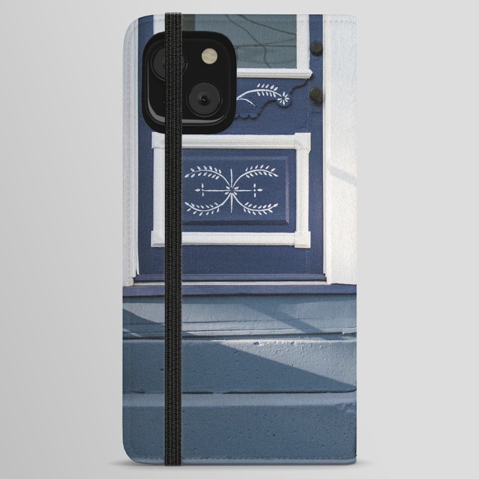 New Orleans Blue Architecture iPhone Wallet Case