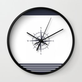 40cm Nautical Compass Design Hanging Decorative Wall Clock 