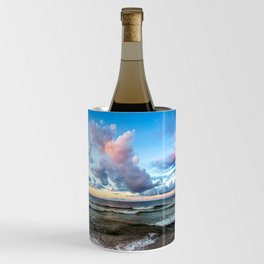 Carry Me South to the Sea - Scenic Sky Over Gulf Coast at Orange Beach Alabama Wine Chiller