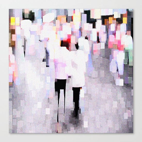 City Life Canvas Print