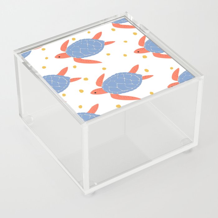 Swimming Turtle Acrylic Box