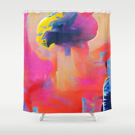 Nuclear Sunday Shower Curtain