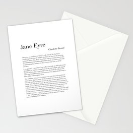 Jane Eyre by Charlotte Brontë Stationery Card