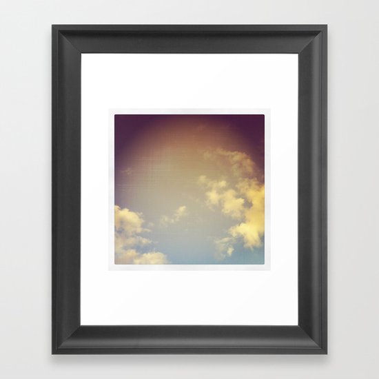 in the end Framed Art Print