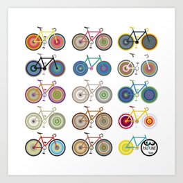 Pal-bike Art Print