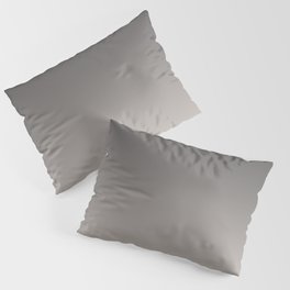 Smooth Charcoal Minimalist Ombré Gradient Abstract Pillow Sham