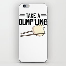 Dumpling Asian Food Chinese Food Fan iPhone Skin