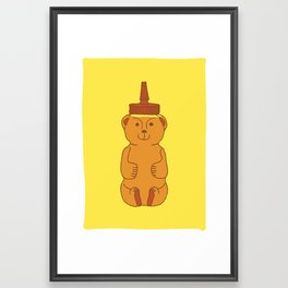 Honey Bear Framed Art Print
