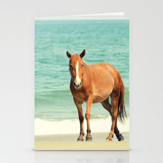 Wild Mustang of Carova, NC Stationery Cards