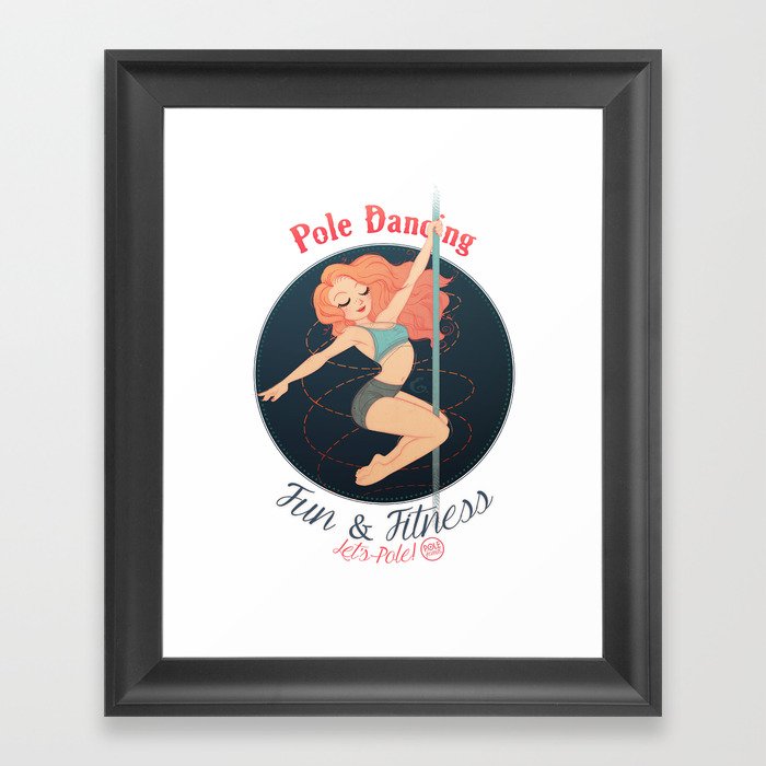 Pole Friends - Fun & Fitness Framed Art Print