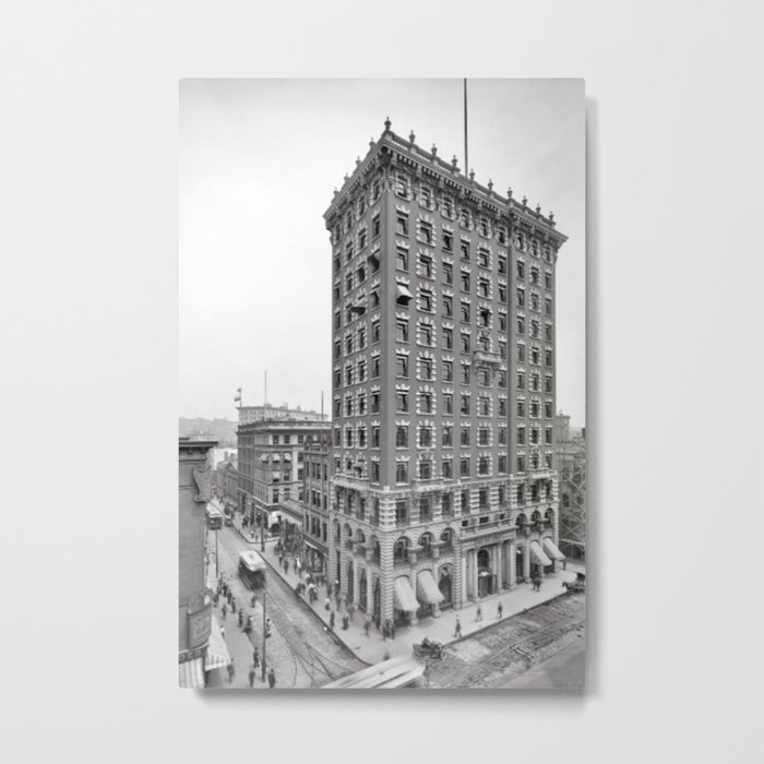 1906 Union Trust Bank Building, Providence, Rhode Island Metal Print