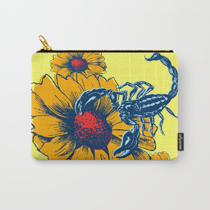 Scorpion Flowers Carry-All Pouch