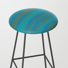 Copper and Teal Bar Stool