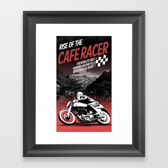 Rise of the Cafe Racer II Framed Art Print