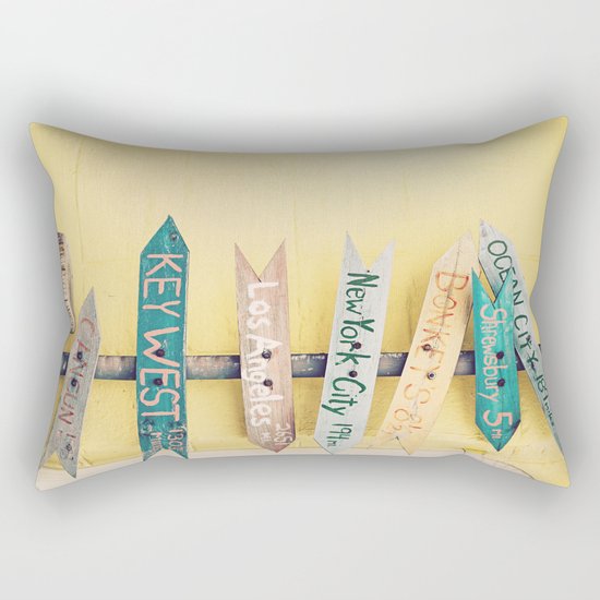 Going Places Rectangular Pillow