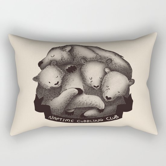 Naptime Cuddle Club Rectangular Pillow