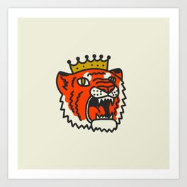 Tiger King Art Print
