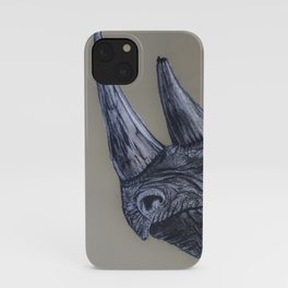 rhino tusk iPhone Case